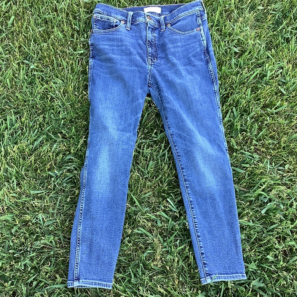 Madewell Medium Blue Skinny Jeans